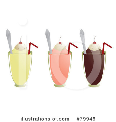 Royalty-Free (RF) Milkshake Clipart Illustration by Randomway - Stock Sample #79946