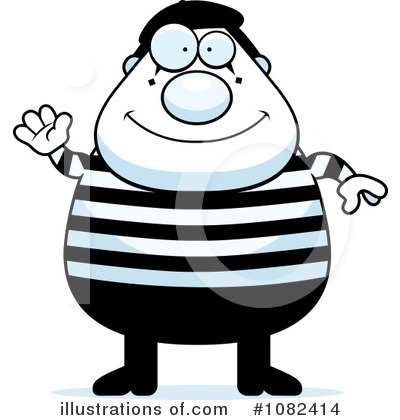 Royalty-Free (RF) Mime Clipart Illustration by Cory Thoman - Stock Sample #1082414