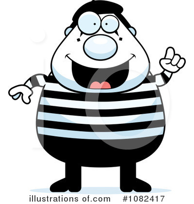 Royalty-Free (RF) Mime Clipart Illustration by Cory Thoman - Stock Sample #1082417