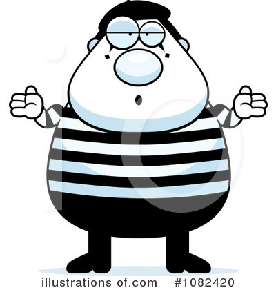 Royalty-Free (RF) Mime Clipart Illustration by Cory Thoman - Stock Sample #1082420