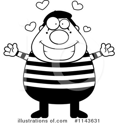 Mime Clipart #1143631 by Cory Thoman