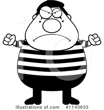 Royalty-Free (RF) Mime Clipart Illustration by Cory Thoman - Stock Sample #1143633