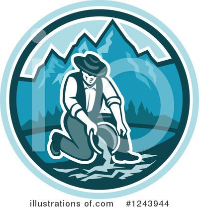 Prospector Clipart #1243944 by patrimonio