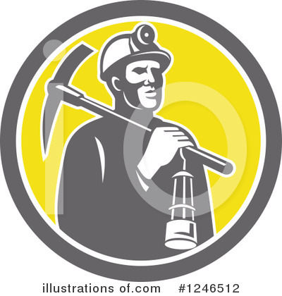 Miner Clipart #1246512 by patrimonio