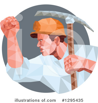 Royalty-Free (RF) Miner Clipart Illustration by patrimonio - Stock Sample #1295435