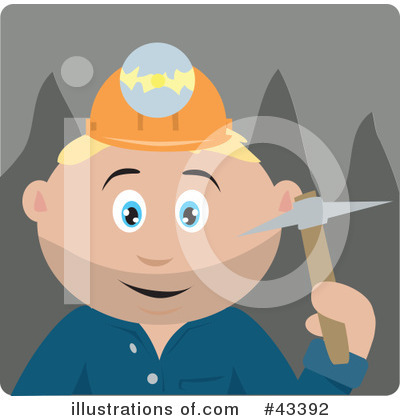 Mining Clipart #43392 by Dennis Holmes Designs
