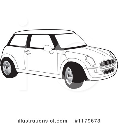 Royalty-Free (RF) Mini Cooper Clipart Illustration by Lal Perera - Stock Sample #1179673