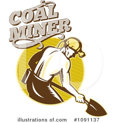 Royalty-Free (RF) Mining Clipart Illustration by patrimonio - Stock Sample #1091137