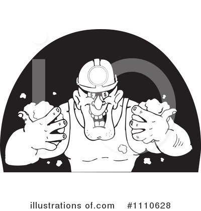 Royalty-Free (RF) Mining Clipart Illustration by Dennis Holmes Designs - Stock Sample #1110628