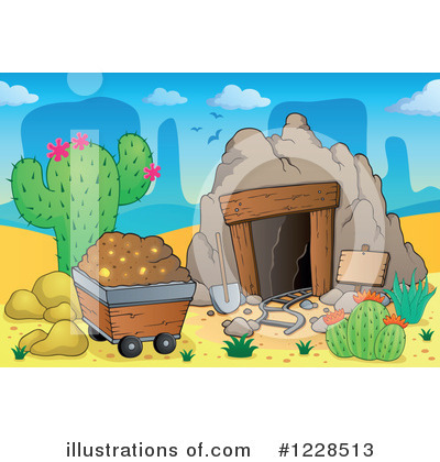 Royalty-Free (RF) Mining Clipart Illustration by visekart - Stock Sample #1228513