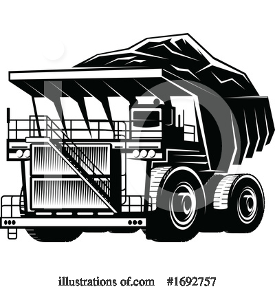 Dump Truck Clipart #1692757 by Vector Tradition SM