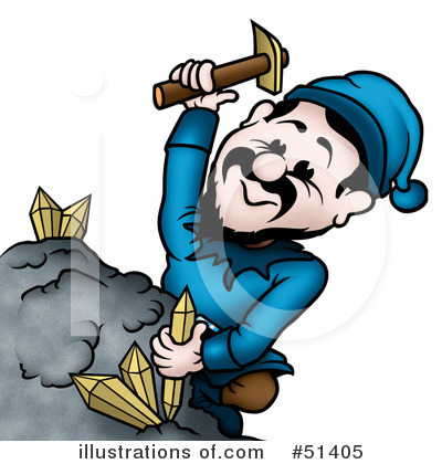 Royalty-Free (RF) Mining Clipart Illustration by dero - Stock Sample #51405