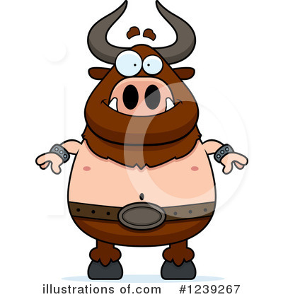 Bull Clipart #1239267 by Cory Thoman