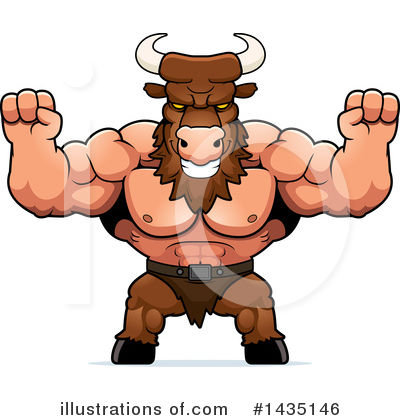 Royalty-Free (RF) Minotaur Clipart Illustration by Cory Thoman - Stock Sample #1435146