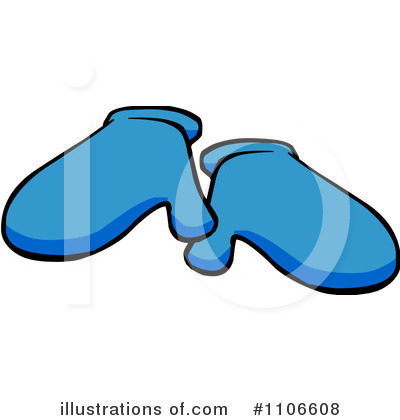 Royalty-Free (RF) Mittens Clipart Illustration by Cartoon Solutions - Stock Sample #1106608