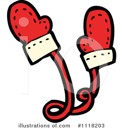 Royalty-Free (RF) Mittens Clipart Illustration by lineartestpilot - Stock Sample #1118203