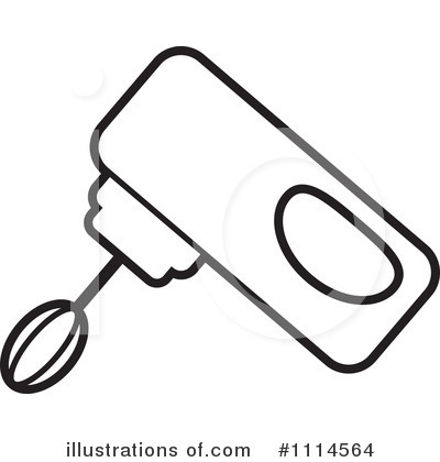 Royalty-Free (RF) Mixer Clipart Illustration by Lal Perera - Stock Sample #1114564