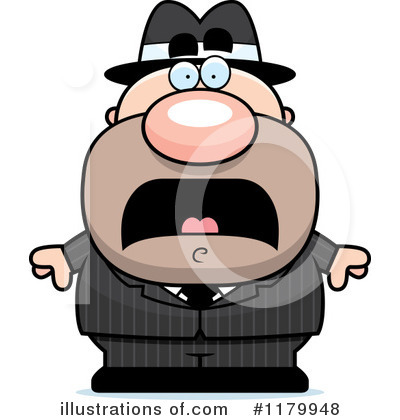 Royalty-Free (RF) Mobster Clipart Illustration by Cory Thoman - Stock Sample #1179948
