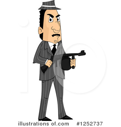 Mobster Clipart #1252737 by BNP Design Studio