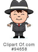 Mobster Clipart #94658 by Cory Thoman