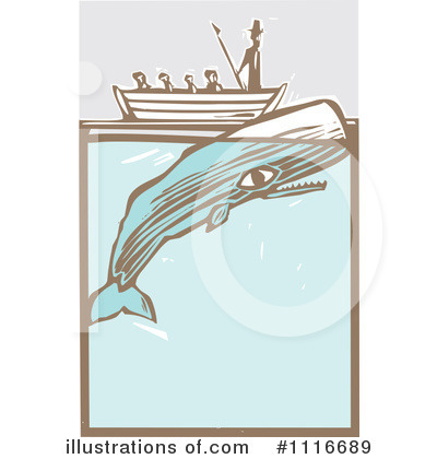 Royalty-Free (RF) Moby Dick Clipart Illustration by xunantunich - Stock Sample #1116689