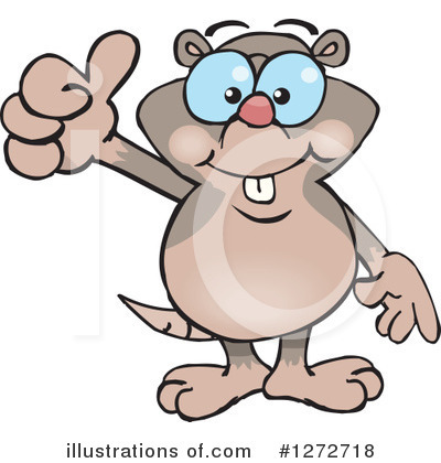 Royalty-Free (RF) Mole Clipart Illustration by Dennis Holmes Designs - Stock Sample #1272718