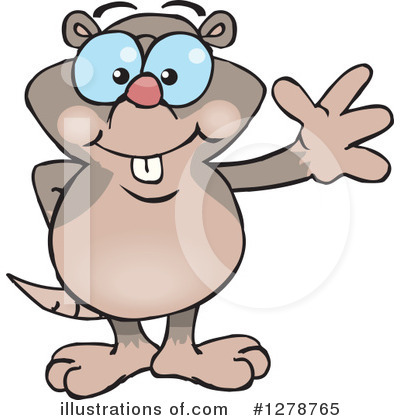 Royalty-Free (RF) Mole Clipart Illustration by Dennis Holmes Designs - Stock Sample #1278765