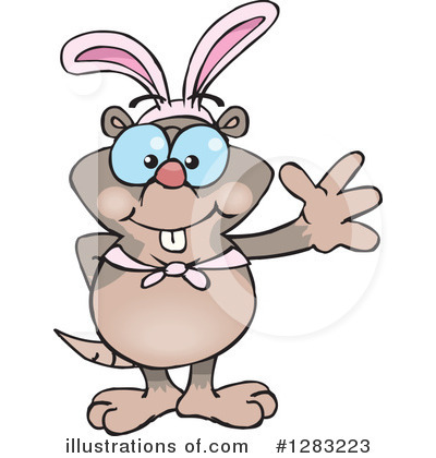 Royalty-Free (RF) Mole Clipart Illustration by Dennis Holmes Designs - Stock Sample #1283223