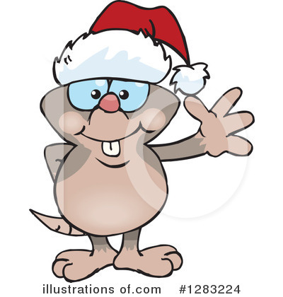 Royalty-Free (RF) Mole Clipart Illustration by Dennis Holmes Designs - Stock Sample #1283224