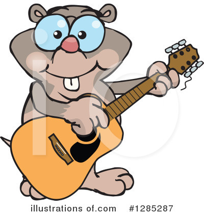 Royalty-Free (RF) Mole Clipart Illustration by Dennis Holmes Designs - Stock Sample #1285287