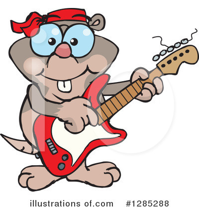 Royalty-Free (RF) Mole Clipart Illustration by Dennis Holmes Designs - Stock Sample #1285288