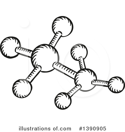 Molecule Clipart #1390905 by Vector Tradition SM