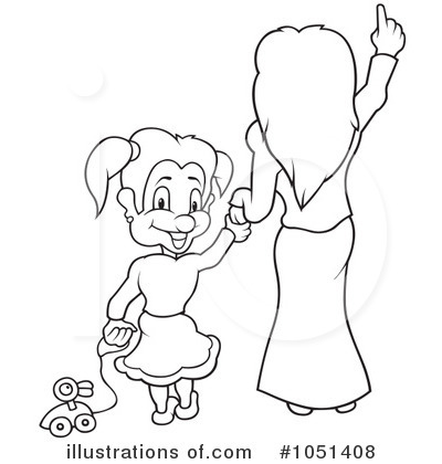 Royalty-Free (RF) Mom Clipart Illustration by dero - Stock Sample #1051408