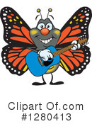 Monarch Clipart #1280413 by Dennis Holmes Designs