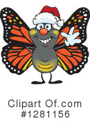 Monarch Clipart #1281156 by Dennis Holmes Designs