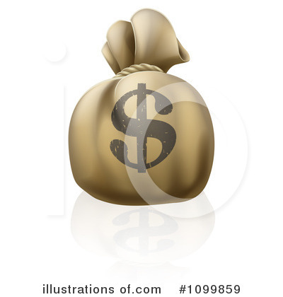 Money Sack Clipart #1099859 by AtStockIllustration