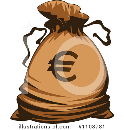 Money Bags Clipart #1108781 by Vector Tradition SM