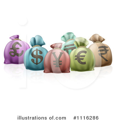 Money Bag Clipart #1116286 by AtStockIllustration
