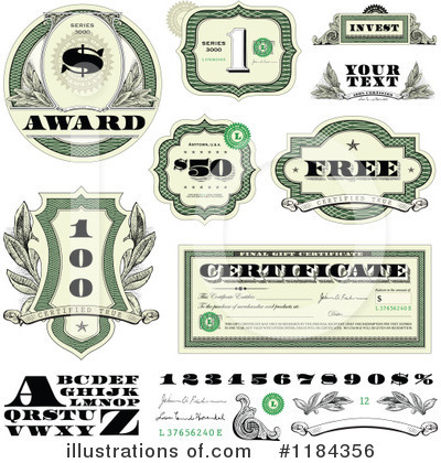 Royalty-Free (RF) Money Clipart Illustration by BestVector - Stock Sample #1184356