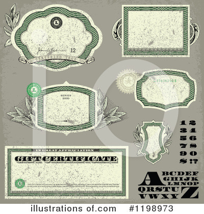 Gift Certificate Clipart #1198973 by BestVector