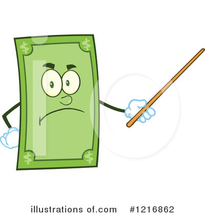 Royalty-Free (RF) Money Clipart Illustration by Hit Toon - Stock Sample #1216862