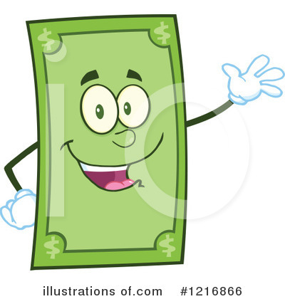 Royalty-Free (RF) Money Clipart Illustration by Hit Toon - Stock Sample #1216866