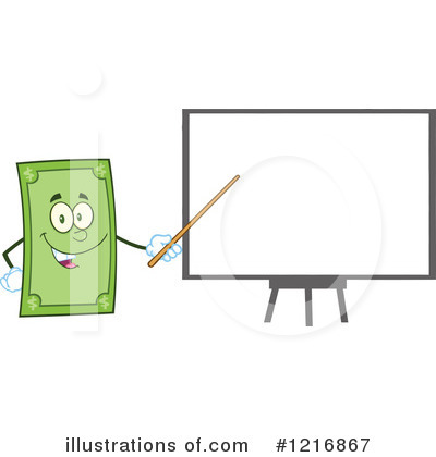 Royalty-Free (RF) Money Clipart Illustration by Hit Toon - Stock Sample #1216867