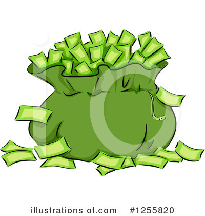 Royalty-Free (RF) Money Clipart Illustration by BNP Design Studio - Stock Sample #1255820