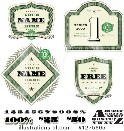 Royalty-Free (RF) Money Clipart Illustration by BestVector - Stock Sample #1275605
