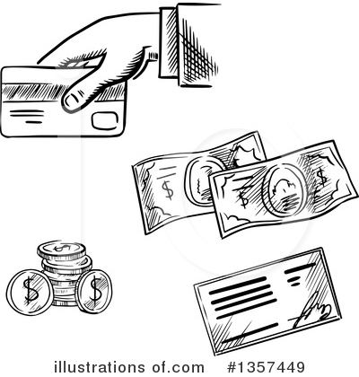 Royalty-Free (RF) Money Clipart Illustration by Vector Tradition SM - Stock Sample #1357449