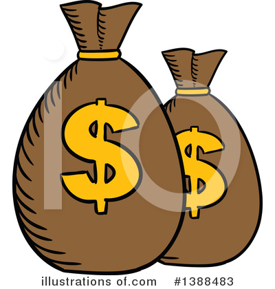 Royalty-Free (RF) Money Clipart Illustration by Vector Tradition SM - Stock Sample #1388483