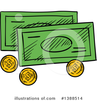 Dollar Clipart #1388514 by Vector Tradition SM