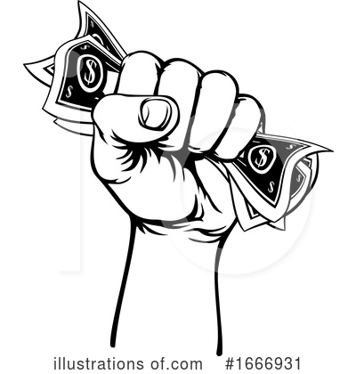 Royalty-Free (RF) Money Clipart Illustration by AtStockIllustration - Stock Sample #1666931