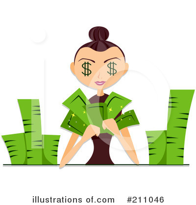 Royalty-Free (RF) Money Clipart Illustration by BNP Design Studio - Stock Sample #211046